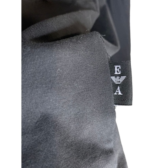 Emporio Armani Long Sleeve 1/4 Button Collared Henley Long Sleeve Shirt,Size XXL - Picture 4 of 9